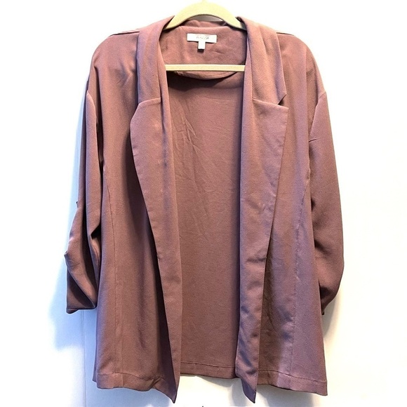 Purplish open front blazer - Picture 1 of 6